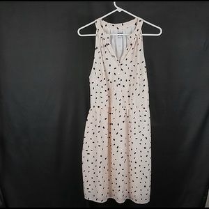 Large pink polka dot Dress